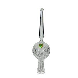 Waterford Crystal Lismore Irish Cut Glass Christmas Finial Tree Topper